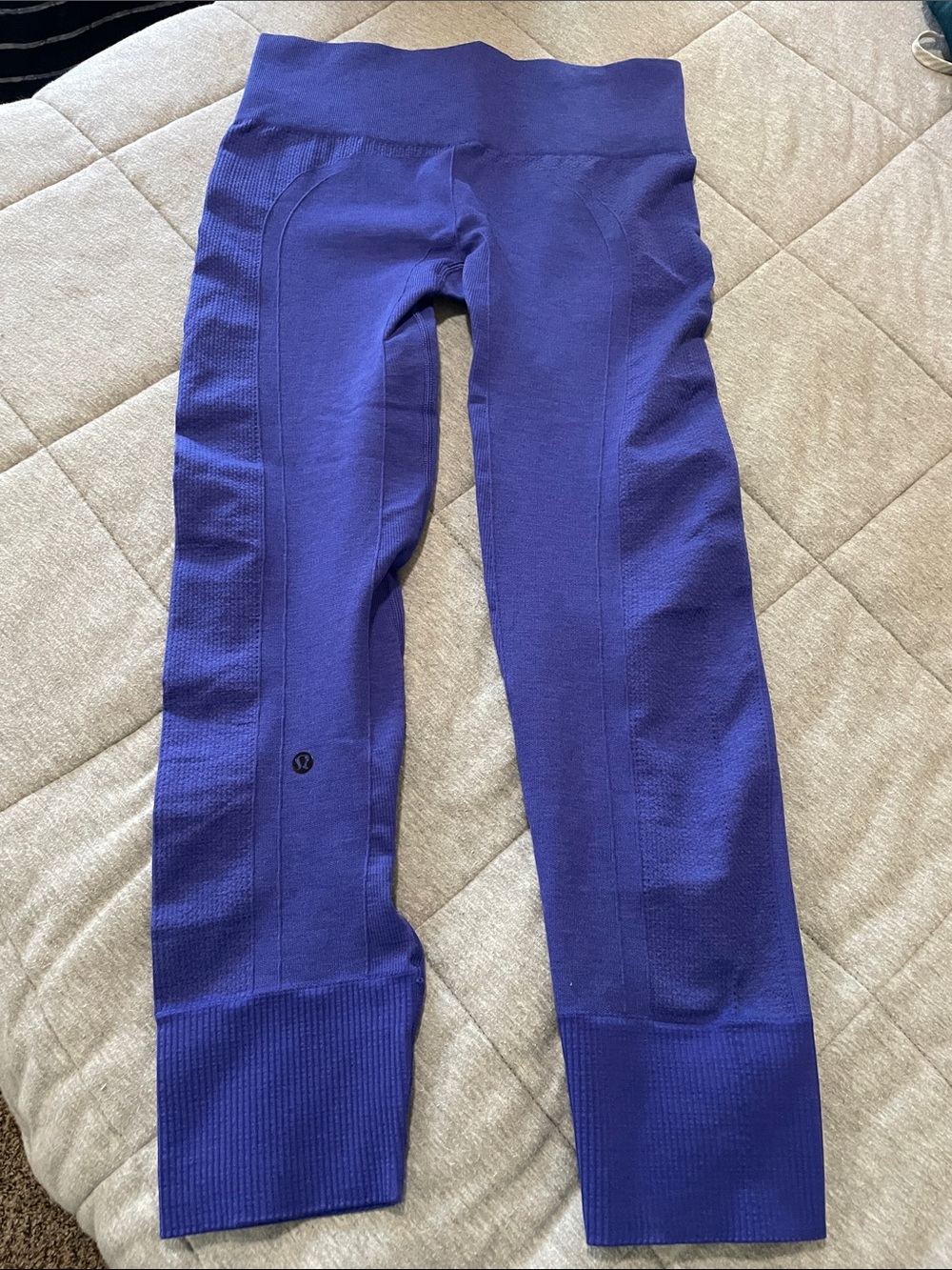 lululemon athletica Deep Purple Seamless Leggings